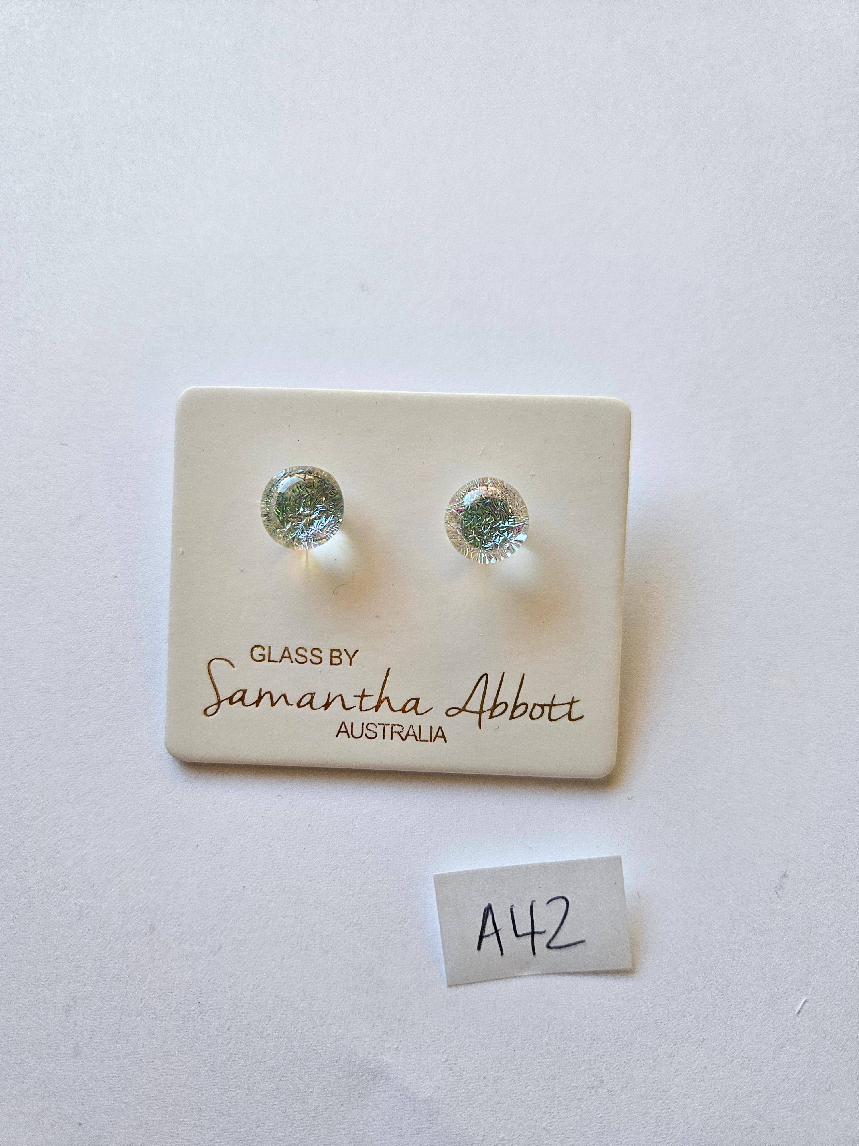 Glass By Samantha Abbott Stud Earrings