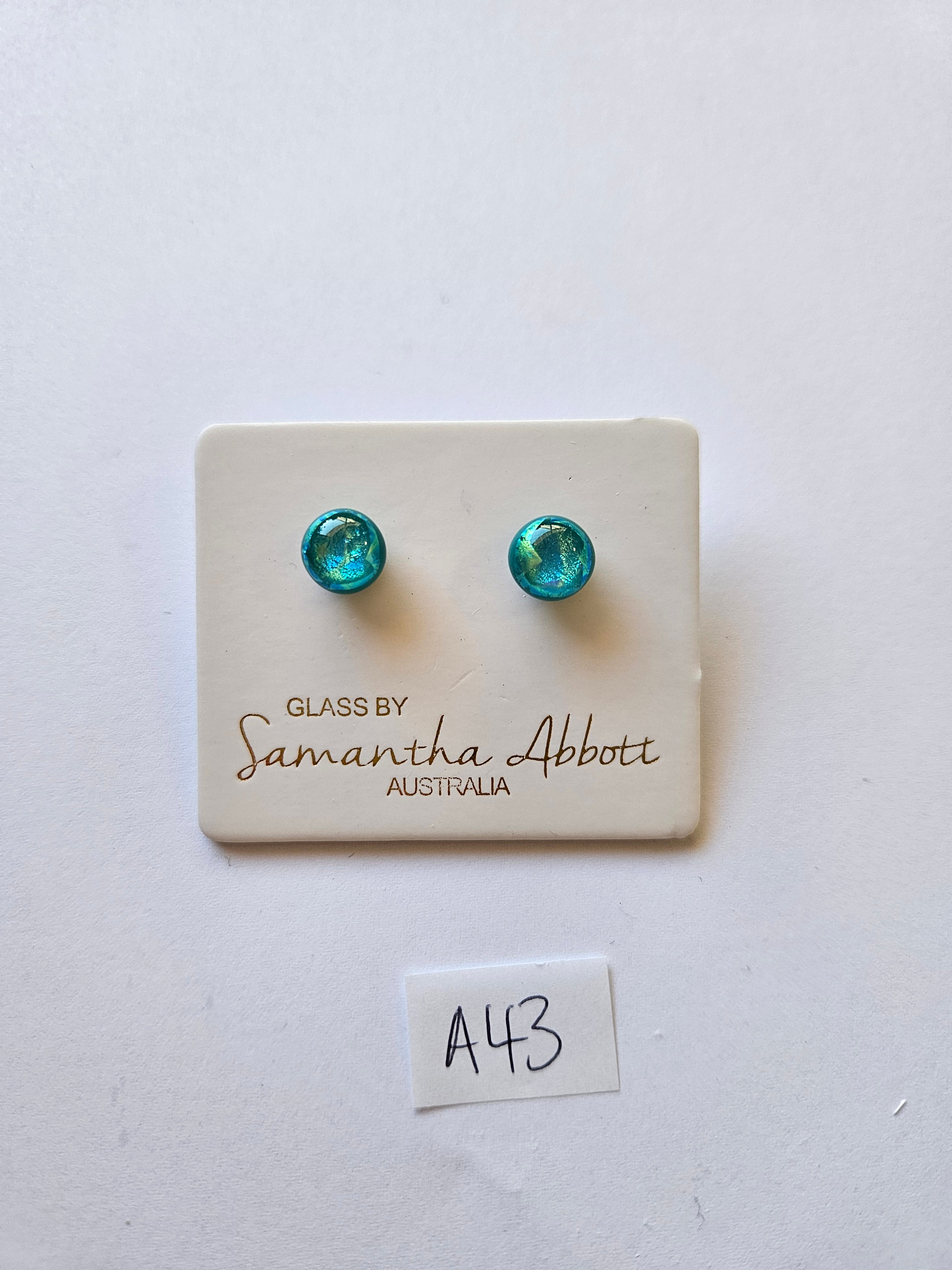 Glass By Samantha Abbott Stud Earrings