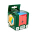 2x2 speed cube puzzle in green retail packaging with red and blue sides visible — Adventure Awaits