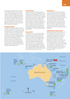 Hema Maps Australia travel guide page with island highlights and location map — Adventure Awaits