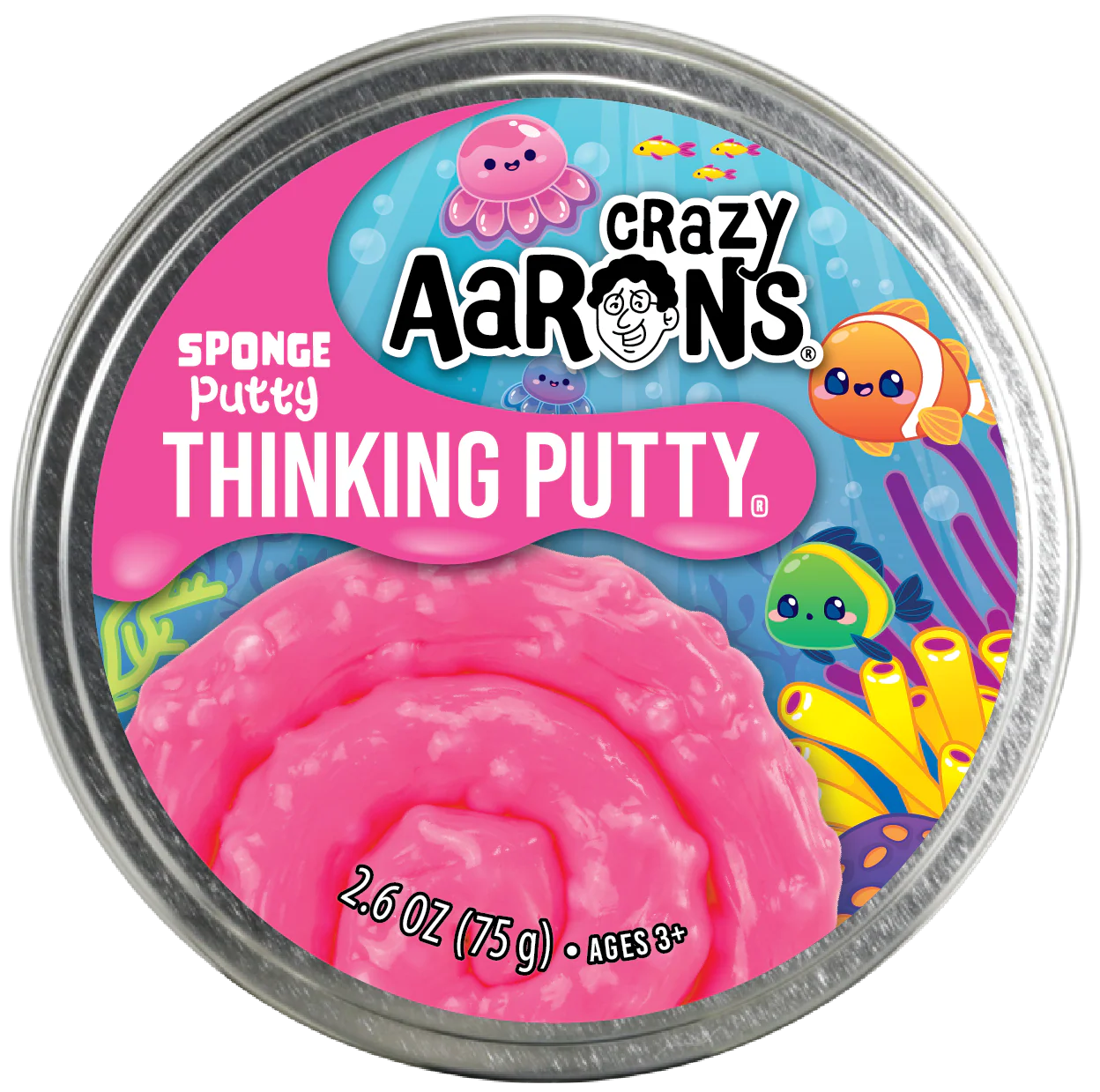 Crazy Aaron's Thinking Putty | 4" Tin | Trendsetters Collection