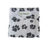 Reusable pet wash bar pouch with black paw print pattern and secure flap closure, eco friendly storage for pet care at home or travel Adventure Awaits