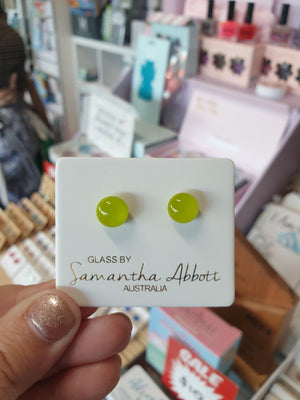 Glass By Samantha Abbott Stud Earrings