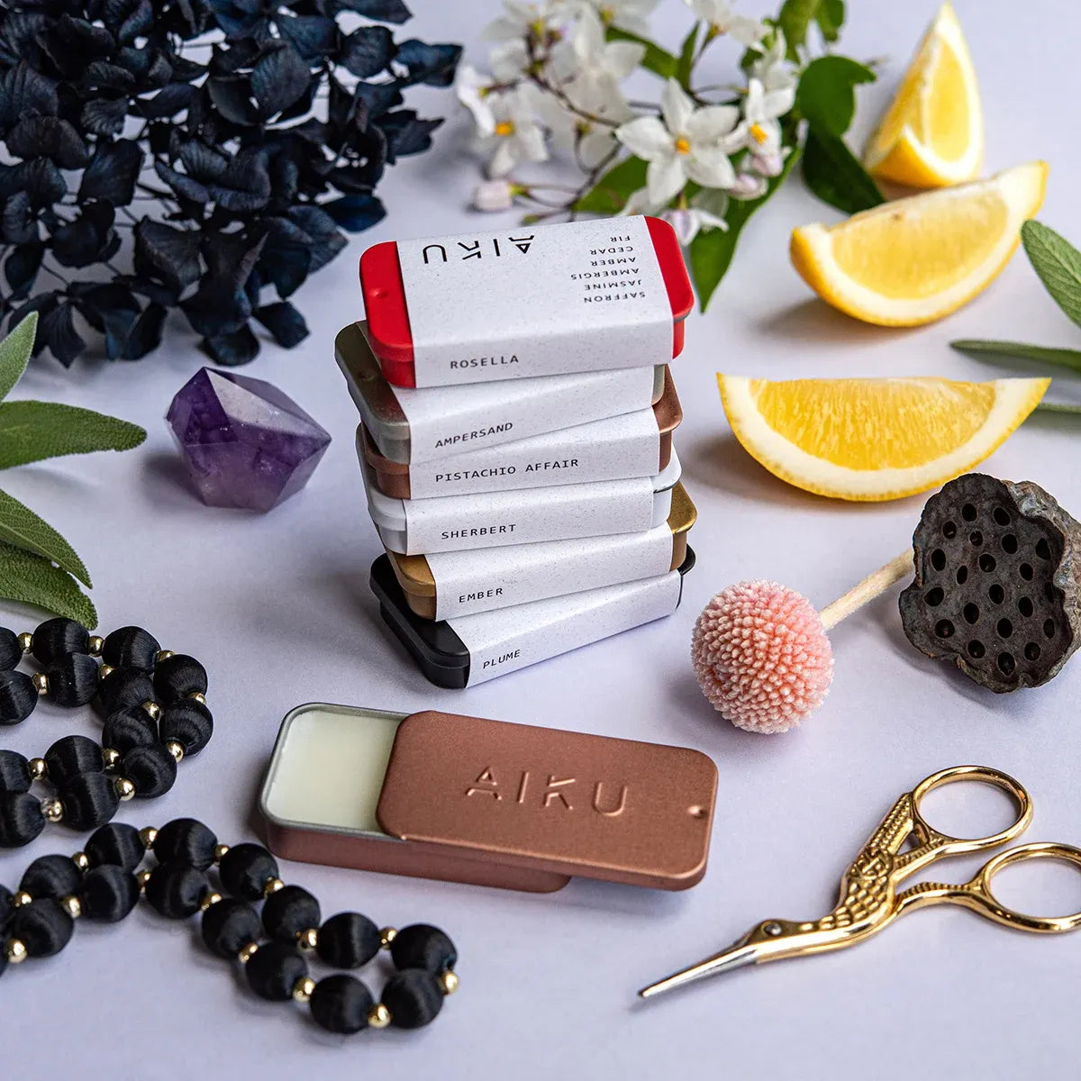 AIKU Pocket Scent Solid Perfume 10g | 6 Scent Variants