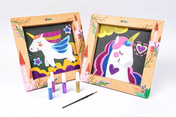 Glitter Art  Unicorn by Avenir