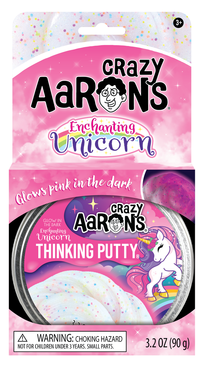 Crazy Aaron's Thinking Putty | 4" Tin | Glowbrights