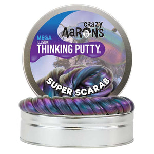 Crazy Aaron's Thinking Putty | 4" Tin | Super Illusions