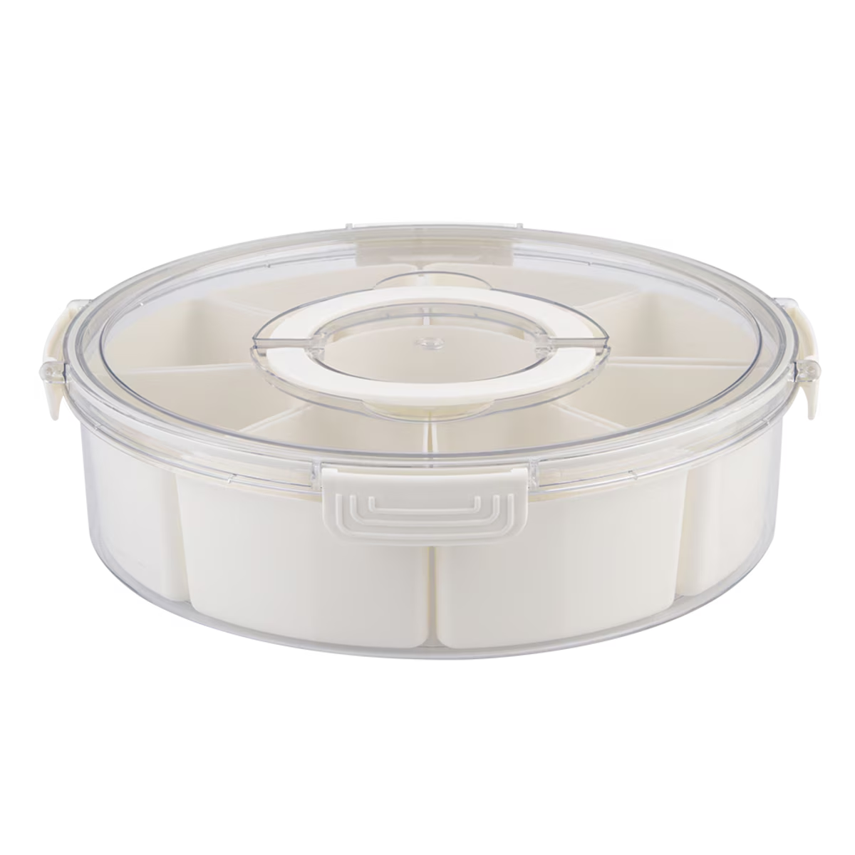 Round Grazing Box with Lid | 9 Compartment | Alfresco Lane
