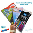 Road trip value pack with travel journal, log book, and pegless clothesline in a hand.