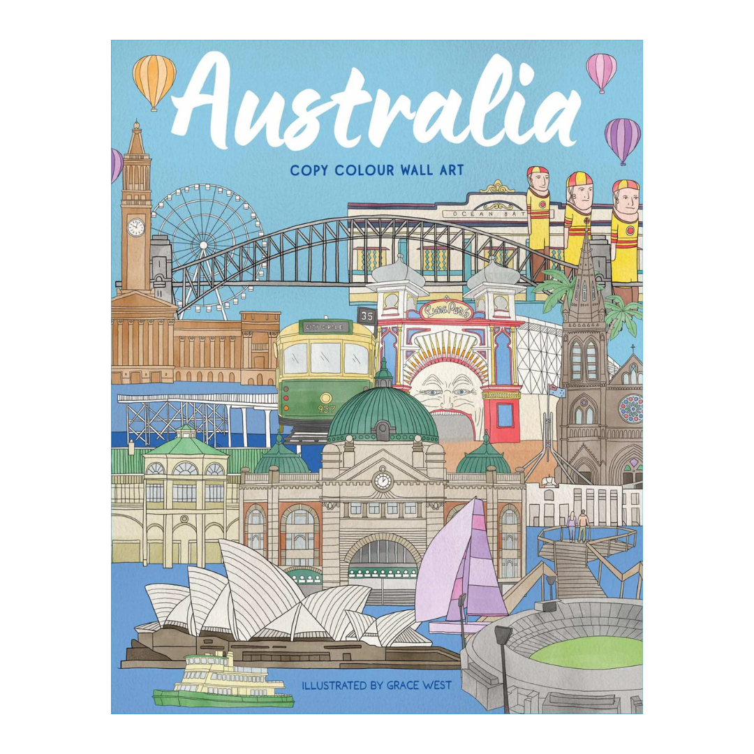 Australia Copy Colour Wall Art Book