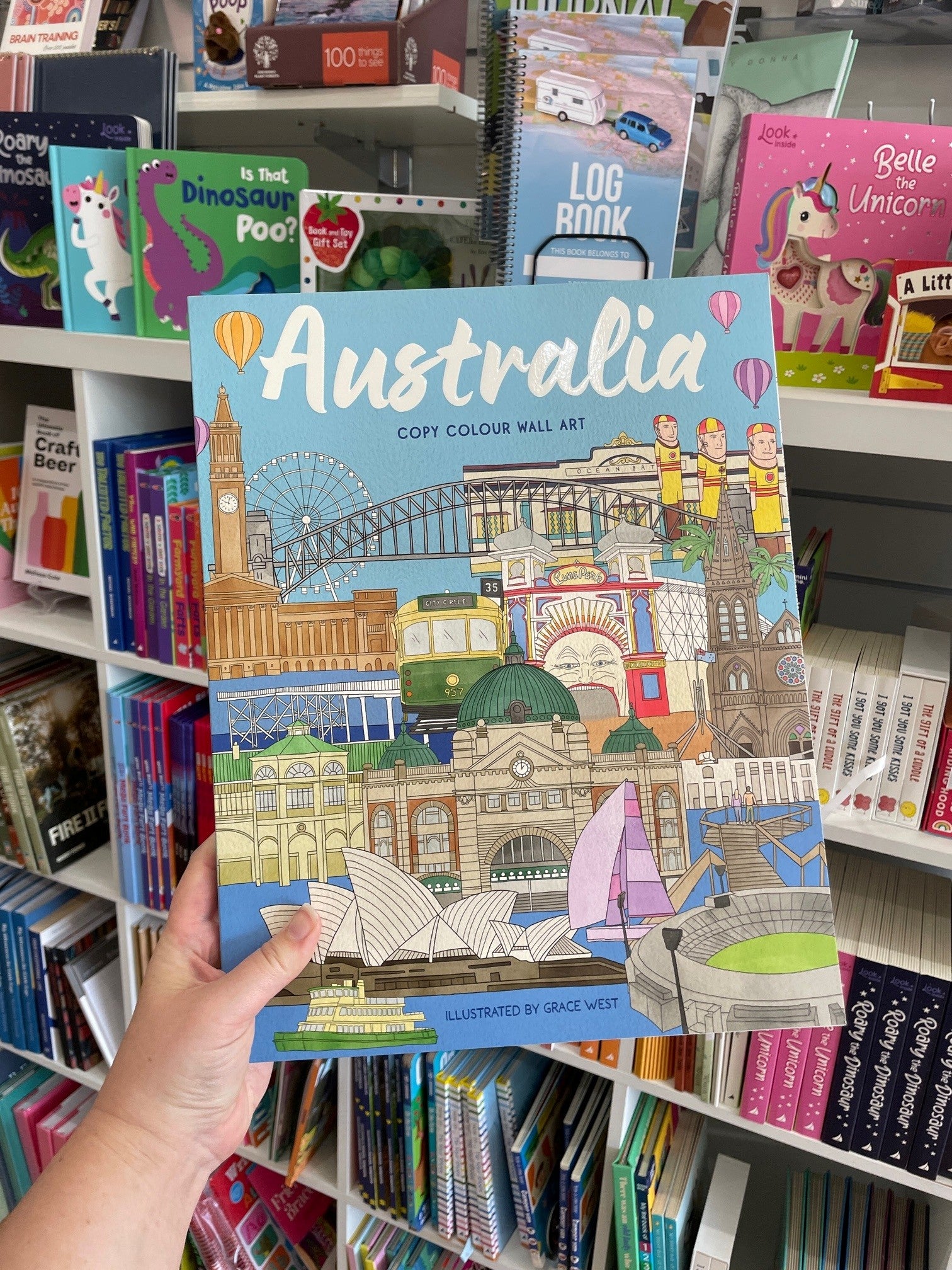 Australia Copy Colour Wall Art Book