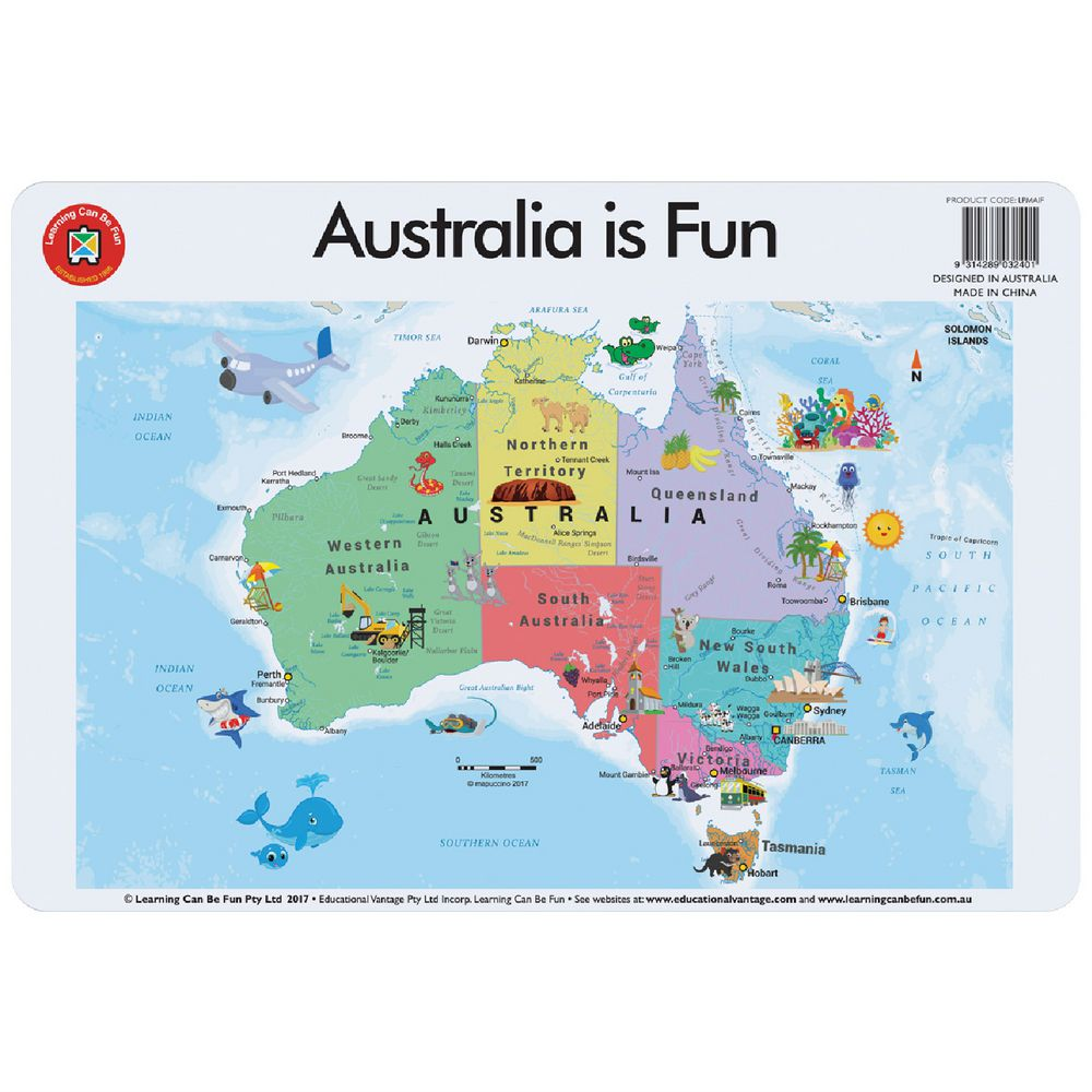 Australia Is Fun Placemat