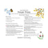 Australian Flora Flower Press instruction sheet with contents, pressing steps and native botanical artwork, Adventure Awaits