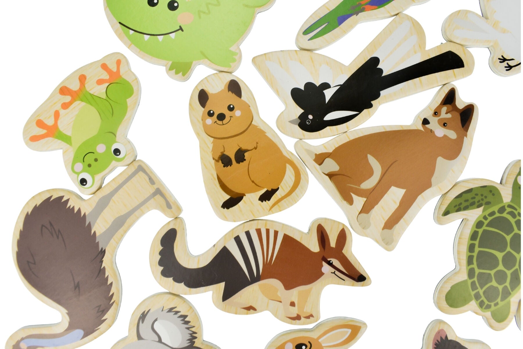 Fridge Friends Wooden Magnets | Australian Animals 24 pcs