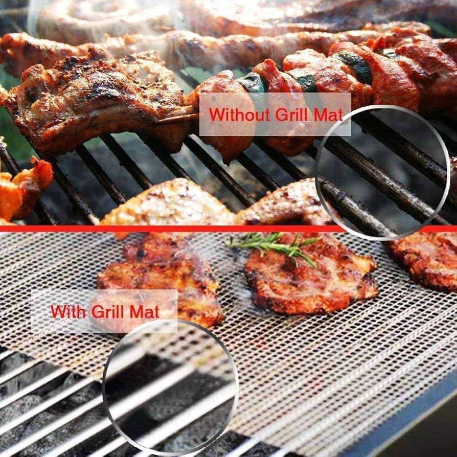 BBQ Mesh Rectangle Mat - Non Stick