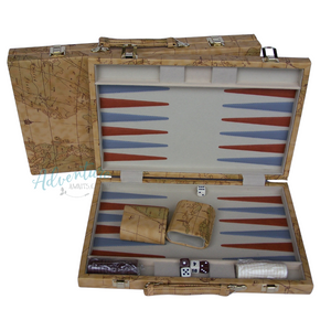 Deluxe Backgammon Attache Set