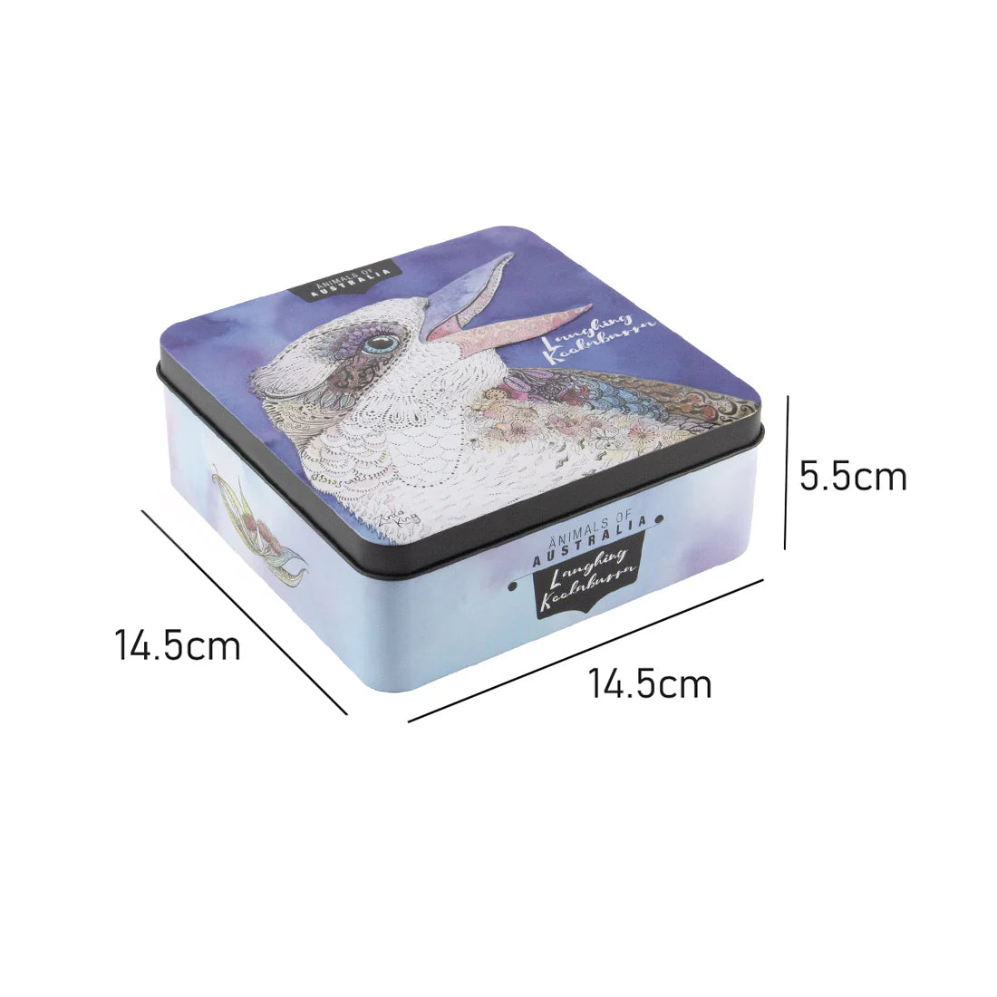 Banksia Red | Kookaburra Tin Lemon Myrtle Shortbread 150g