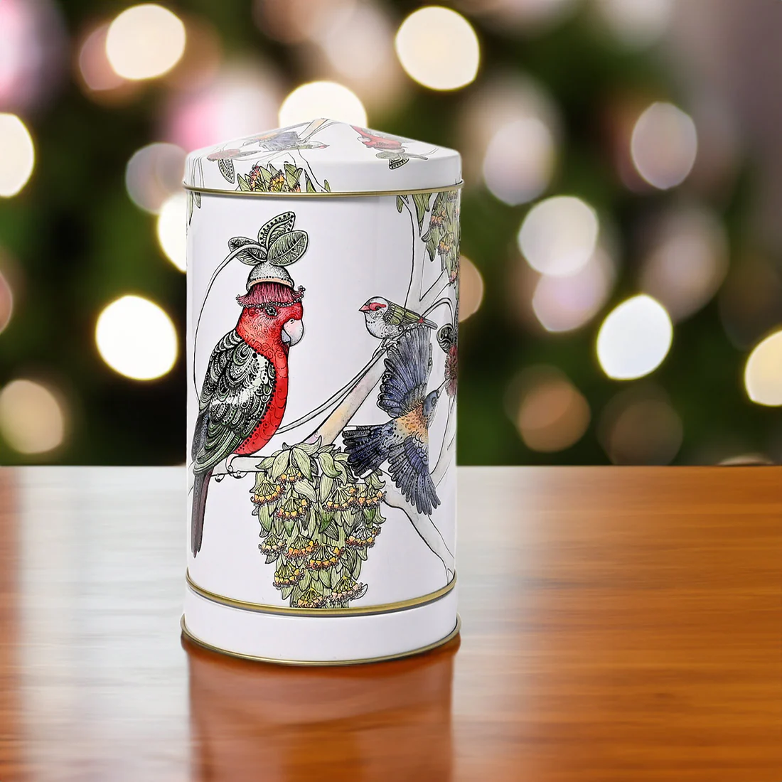 Banksia Red | Musical Wind Up Tin