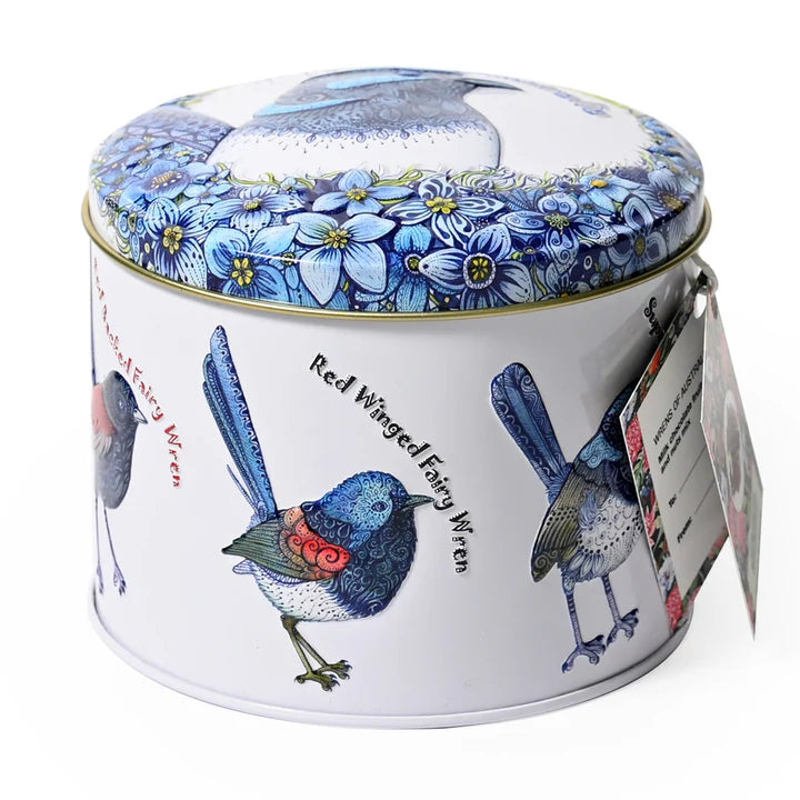 Banksia Red | Wrens Of Australia Tin Milk Chocolate Fruit And Nut