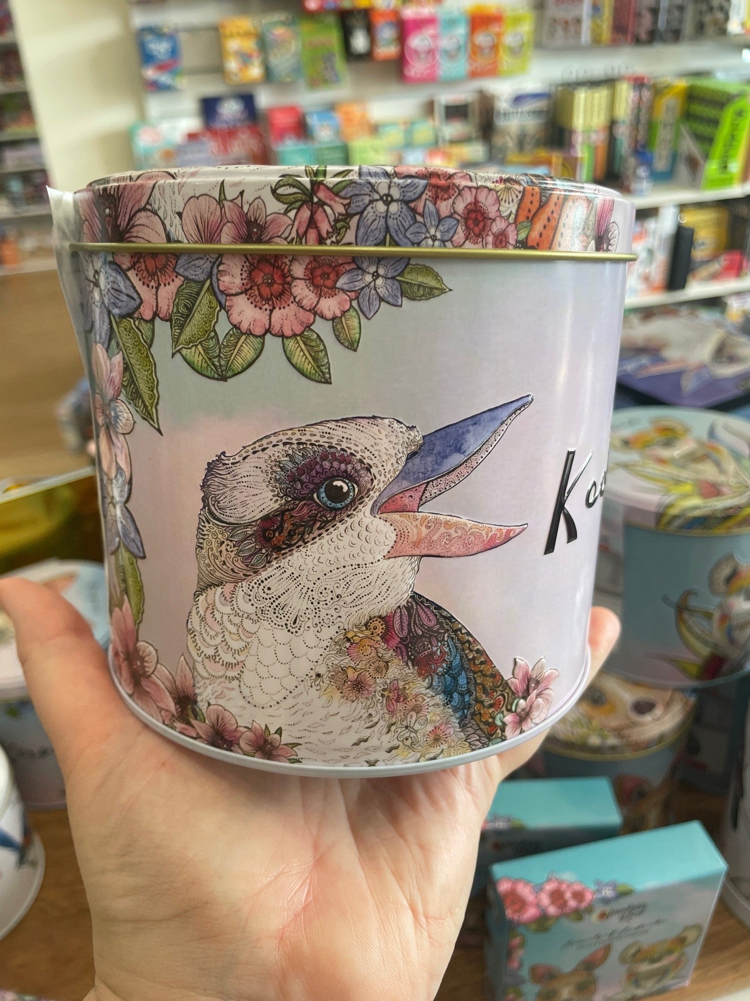 Banksia Red | Animals of Australia Mug & Coaster in Collectable Tin