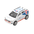 Royal Flying Doctor SUV Diecast Pull Back