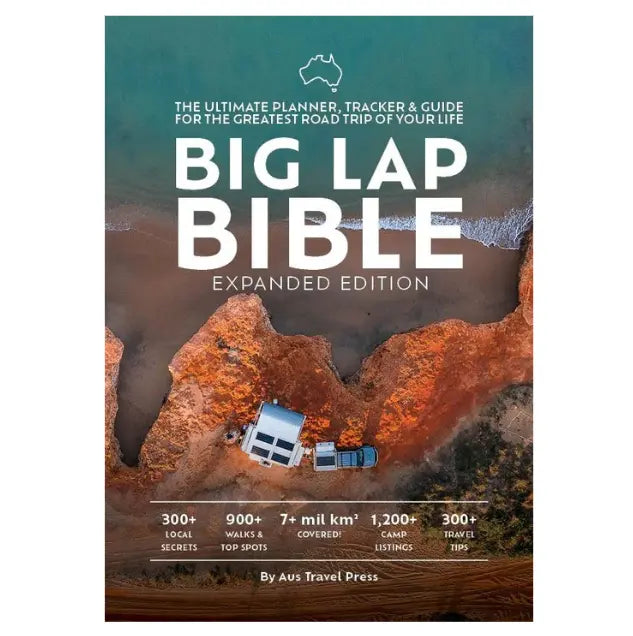 Big Lap Bible expanded edition cover, Australian road trip planner and travel guide Adventure Awaits