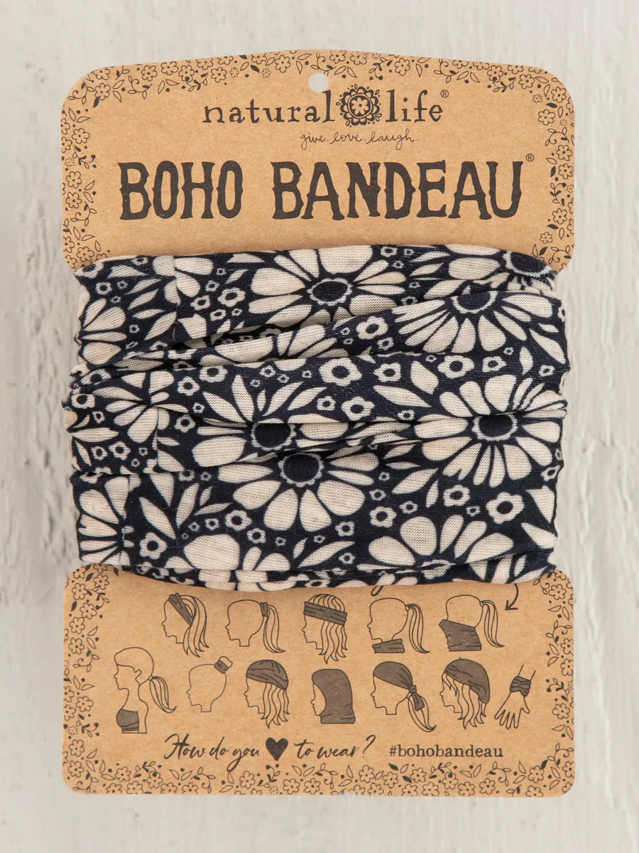 Boho Bandeau Headband | Natural Life | Multi-Way Hair & Neck Wrap
