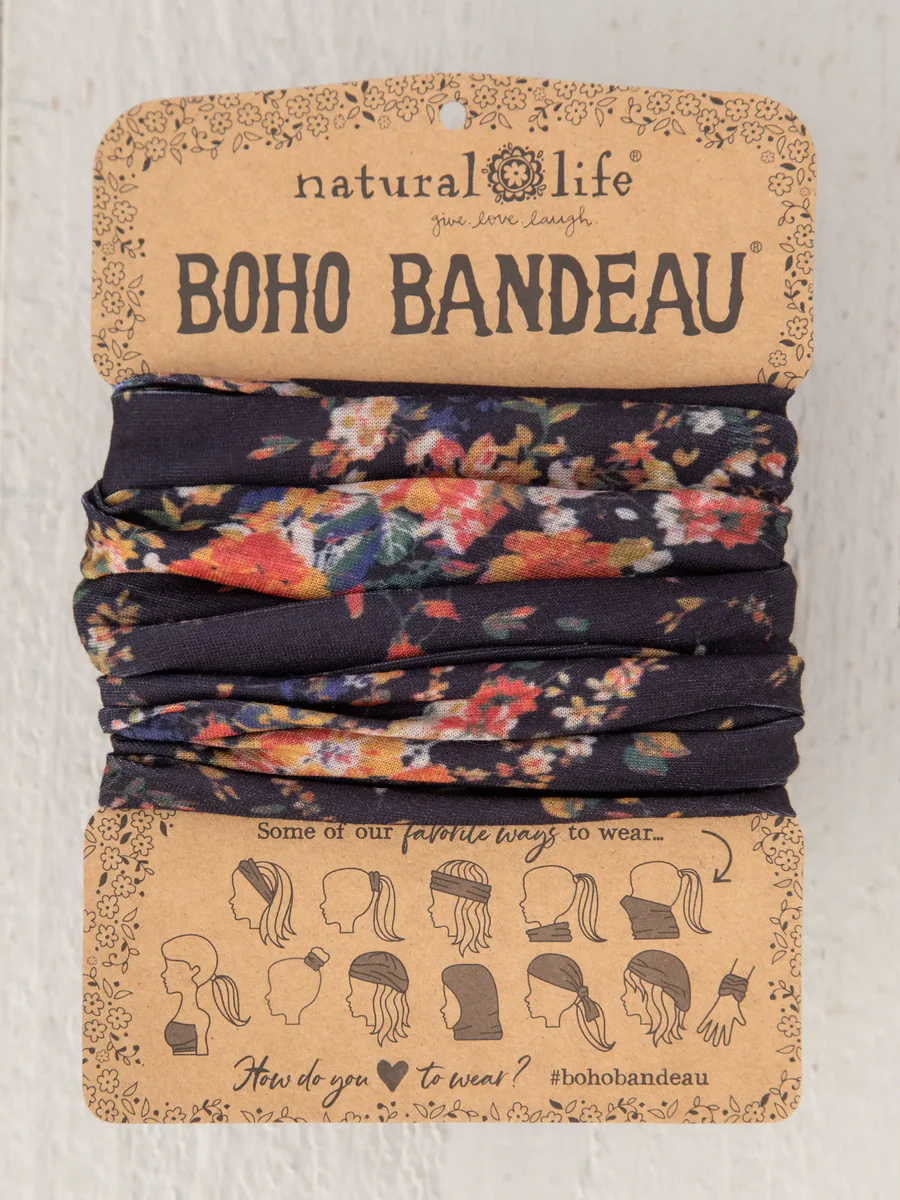 Boho Bandeau Headband | Natural Life | Multi-Way Hair & Neck Wrap