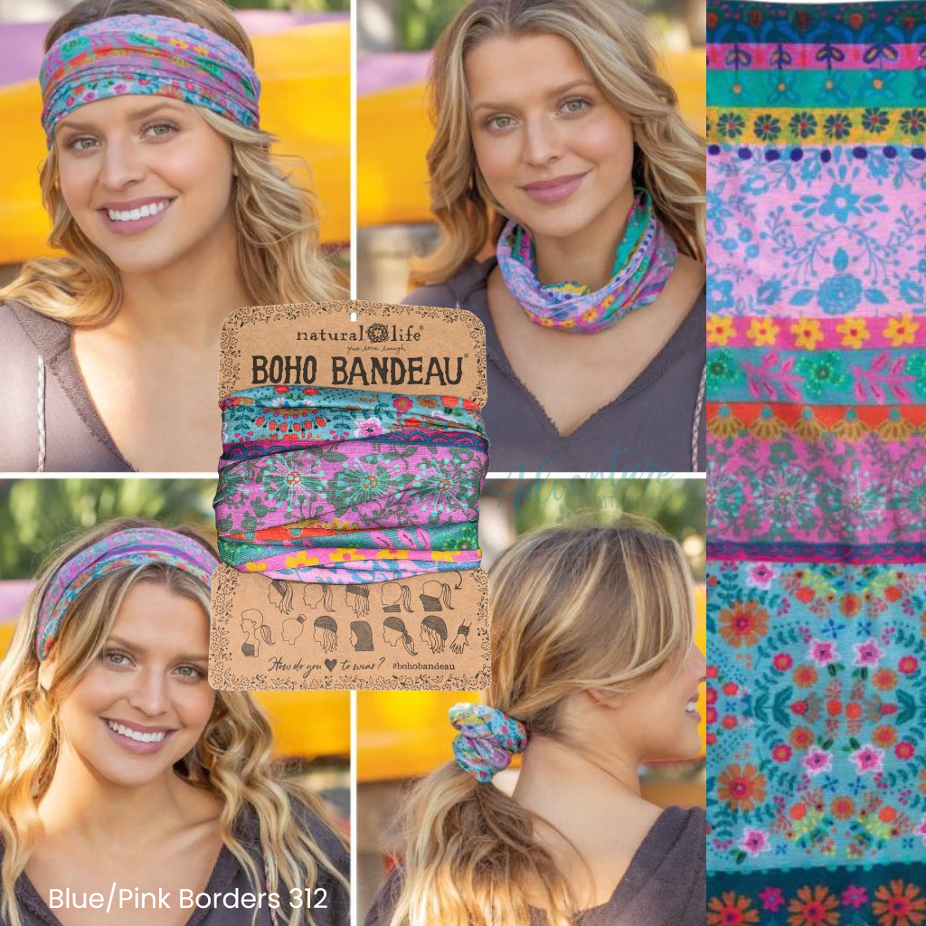 Boho Bandeau Headband | Natural Life | Multi-Way Hair & Neck Wrap