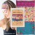 Boho Bandeau Floral Border as headband and on display 