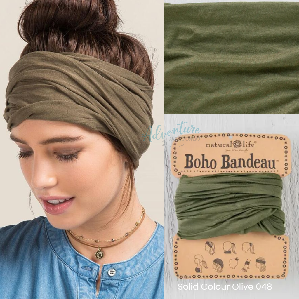 Boho Bandeau Headband | Natural Life | Multi-Way Hair & Neck Wrap