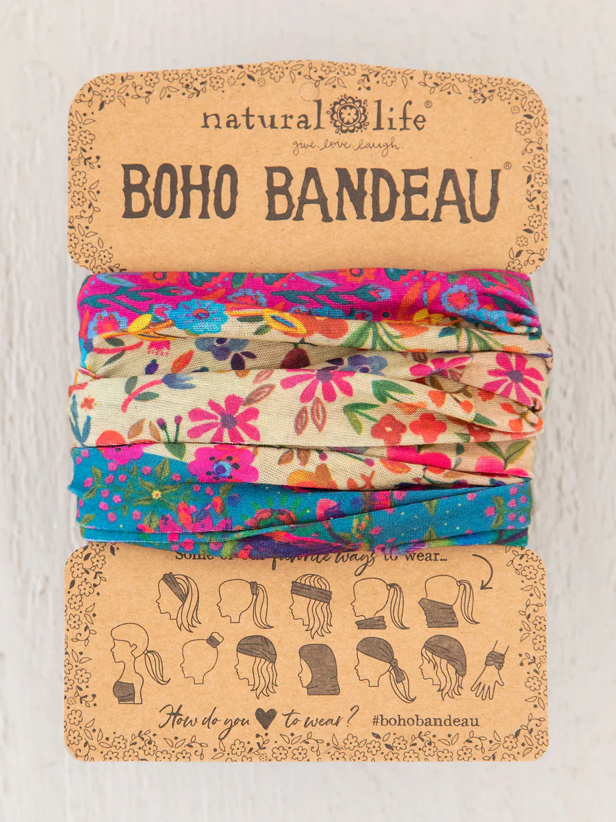 Boho Bandeau Headband | Natural Life | Multi-Way Hair & Neck Wrap