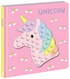 Unicorn silicone pop it board book with pink cover, pastel mane and rainbows, sweet kids travel toy — Adventure Awaits