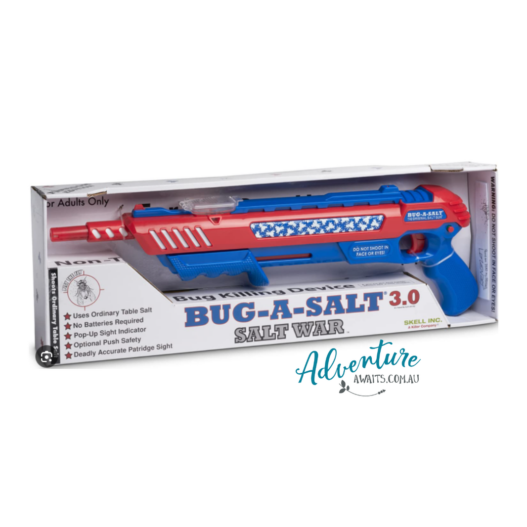 Assault Rifle Bugs BUG-A-SALT 3.0 – Salt-Powered Fly Gun | Shop Non-Toxic Pest Control