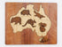 Australian map timber puzzle with wombat, echidna, platypus, kangaroo, koala and Tasmanian devil — Adventure Awaits
