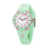 cactus mentor watch in mint green and pink on white background