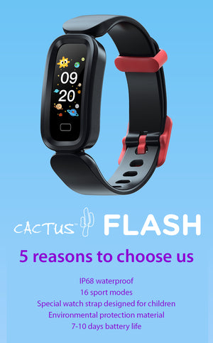 Cactus | Flash - Kids Fitness Activity Tracker