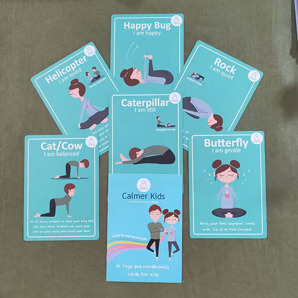 Calmer Kids | Yoga And Mindfulness Cards
