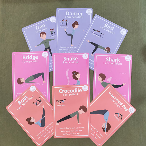 Calmer Kids | Yoga And Mindfulness Cards