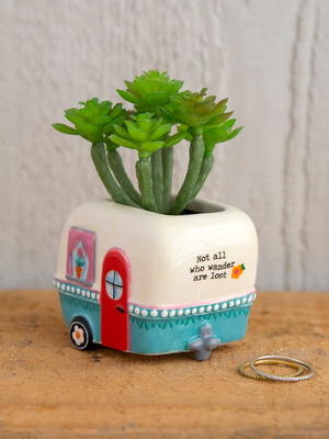 Camper | Tiny Faux Succulent by Natural  Life 060