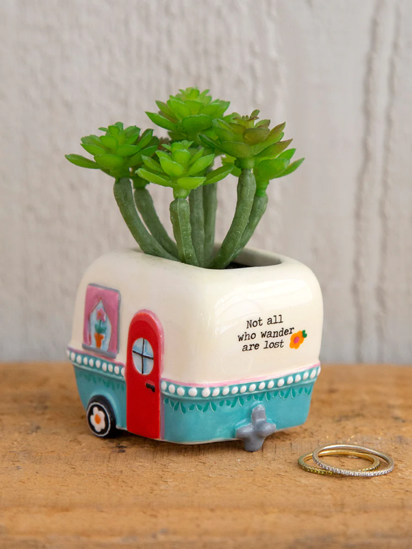 Camper | Tiny Faux Succulent by Natural  Life 060