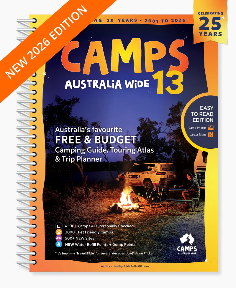 PRE ORDER Camps 13 Camping Guide | B4 Size Easy to Read