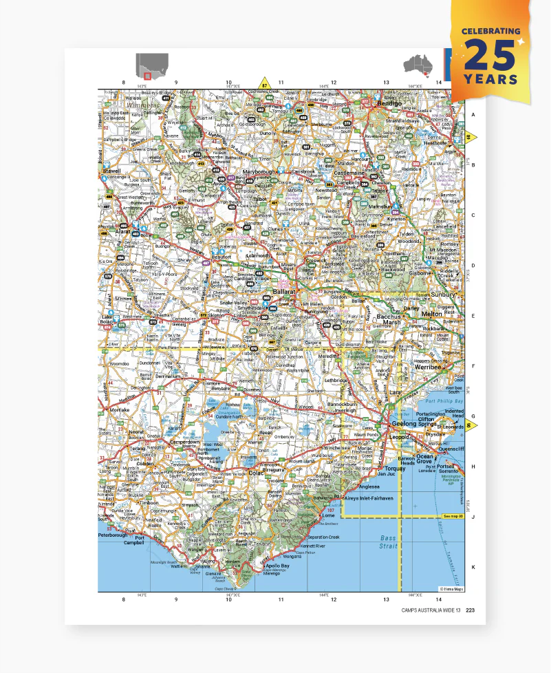 PRE ORDER Camps 13 Camping Guide | B4 Size Easy to Read
