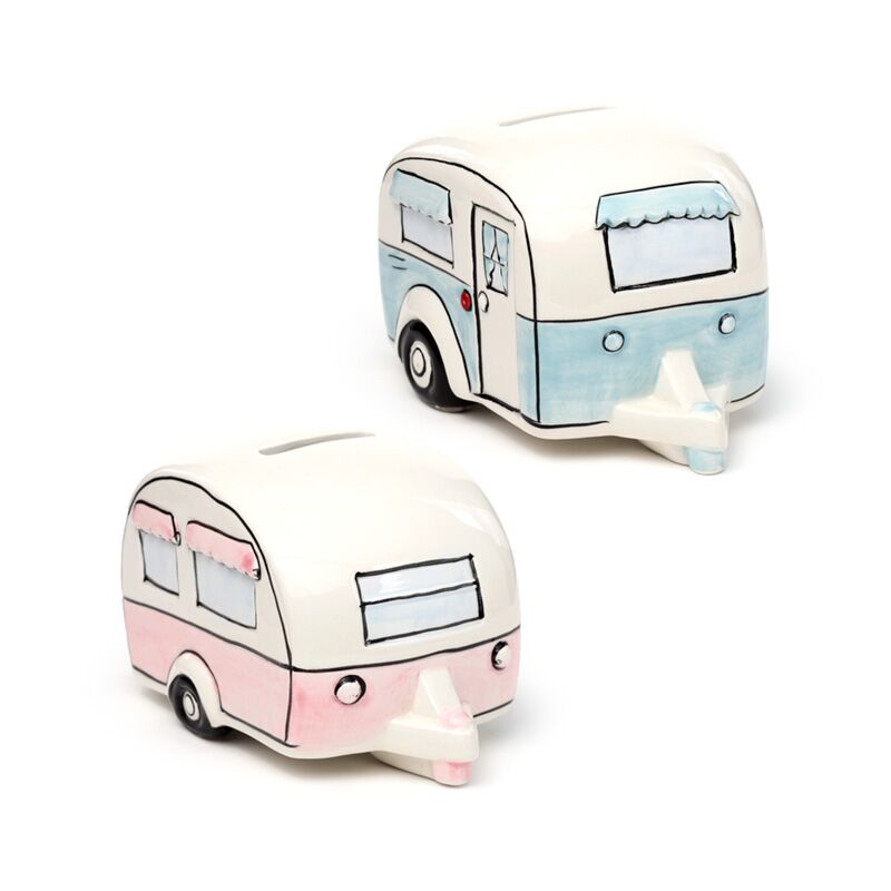 Ceramic Caravan Money Box | Home Is Where You Park It