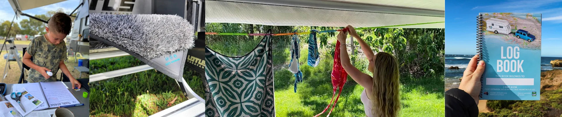 Caravan and camping essentials — travel journals, clotheslines, mats and accessories for Aussie road trips — Adventure Awaits