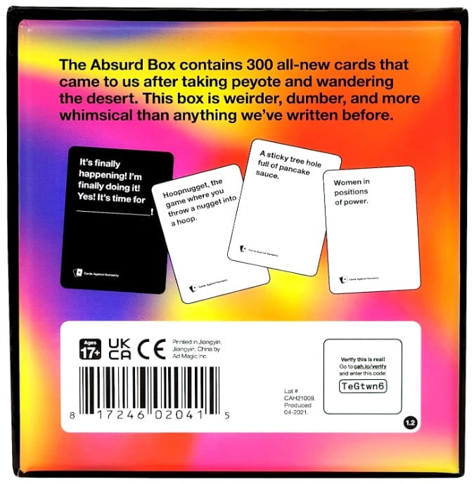 Cards Against Humanity Absurd Box