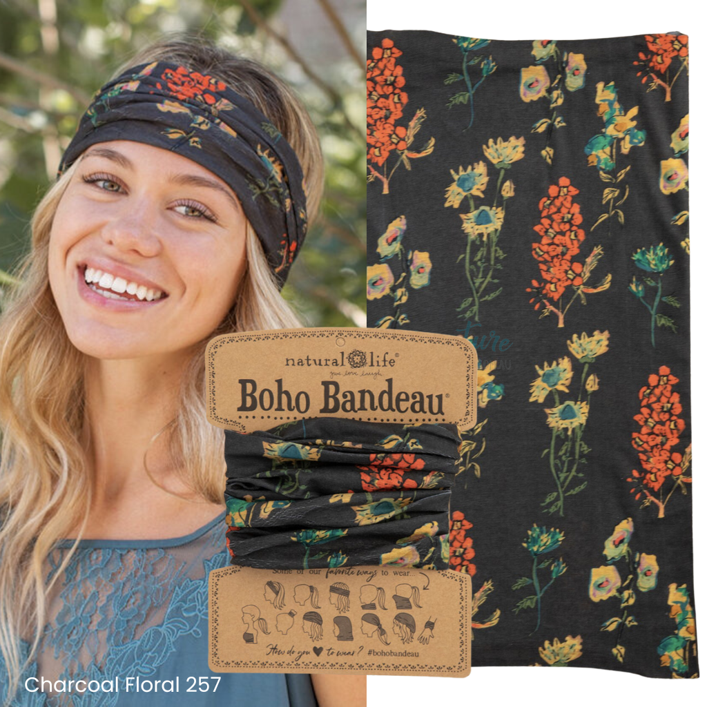 Boho Bandeau Headband | Natural Life | Multi-Way Hair & Neck Wrap