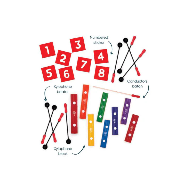 Christmas Crackers Xylophone Rainbow musical game