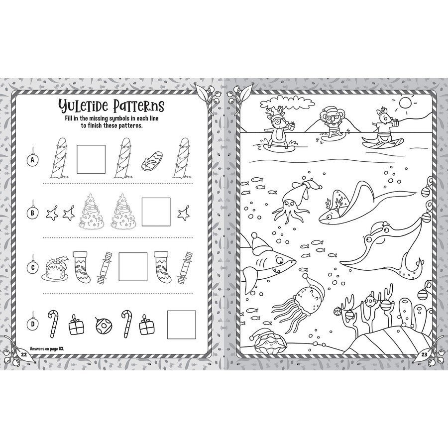 Christmas In Australia Mega Colouring Book