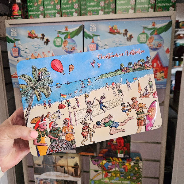 christmas in australia tin in shop